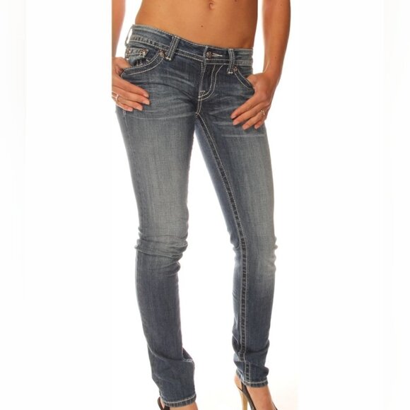 Miss Me | Embellished Pocket Skinny Jeans - Picture 2 of 13